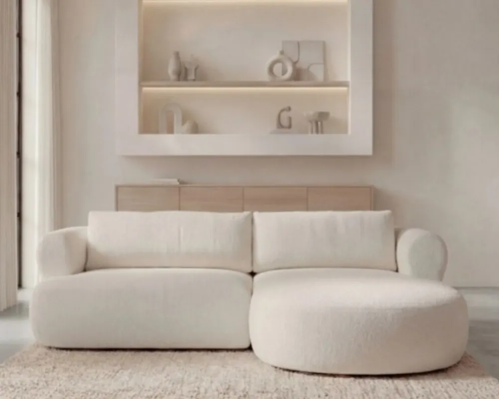 Pravostranná rohová pohovka Ferro Bis