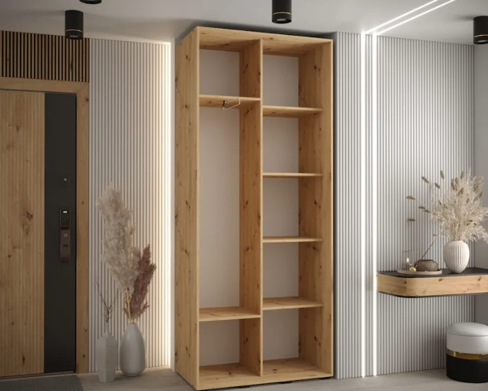 Šatní skříň s posuvnými dveřmi Sapporo 1 110 cm 45 cm
