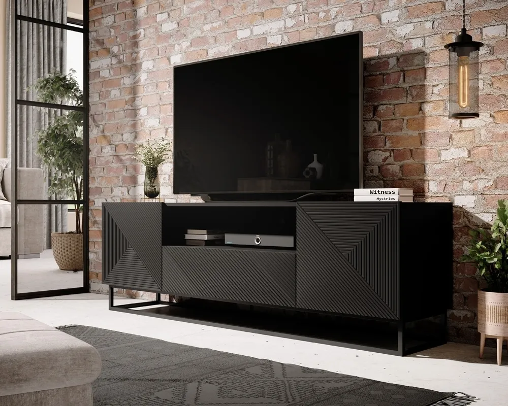 TV stolík Asha 167 na kovovom ráme