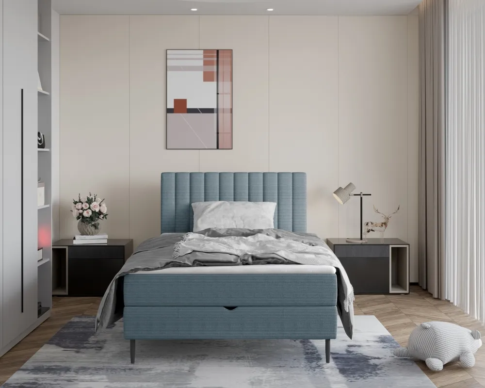 Postel boxspring 120 Nepo s úložným prostorem