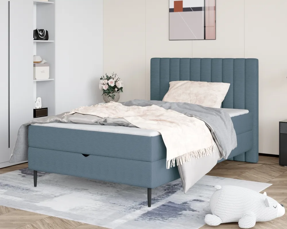 Postel boxspring 100 Nepo s úložným prostorem
