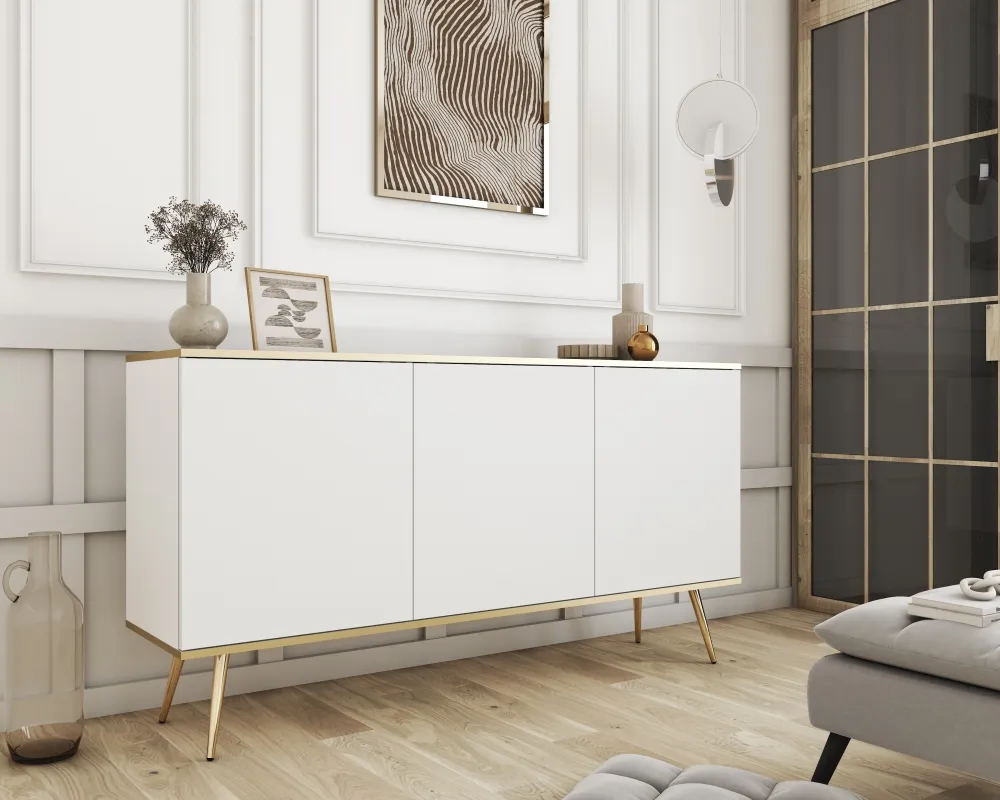 Komoda K160 Oro System na zlatých nožkách