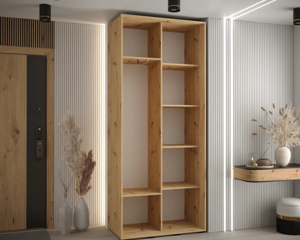 Skriňa s posuvnými dverami Sapporo 1 100 cm 45 cm