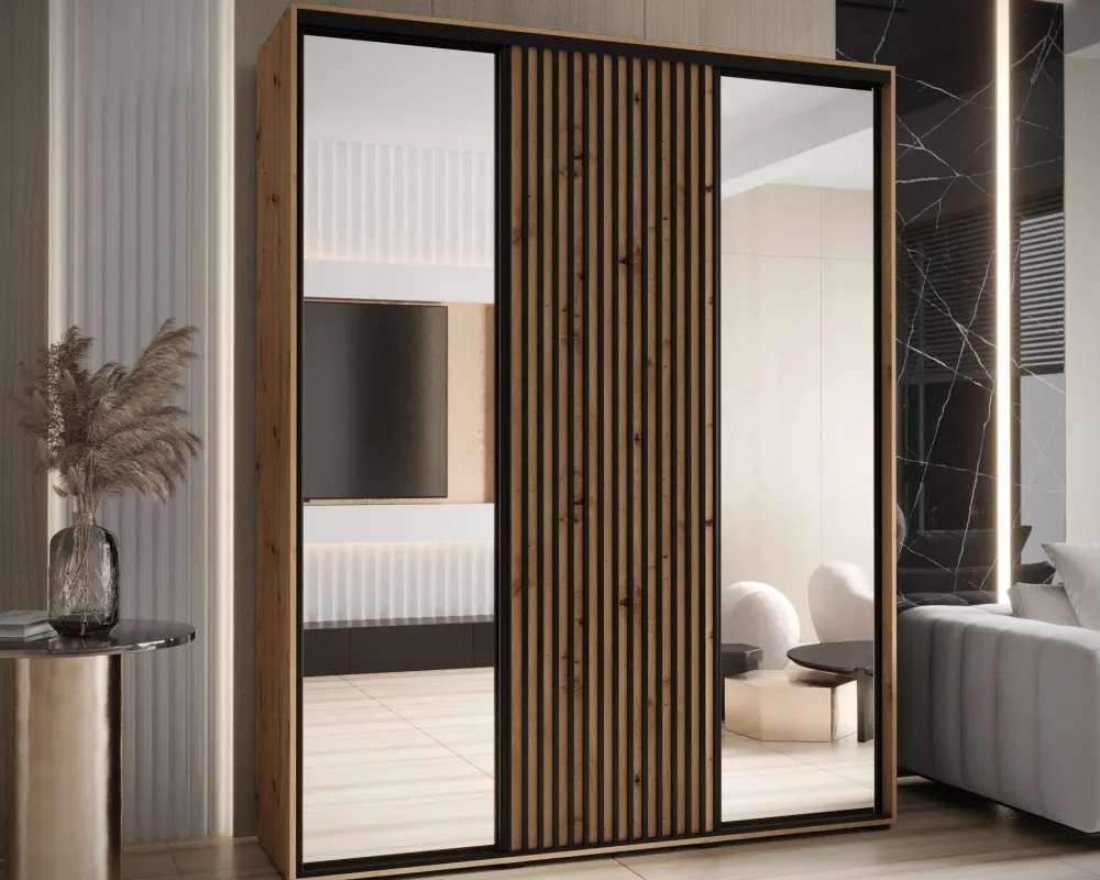 Szafa przesuwna z lustrem Sapporo 2 190 45