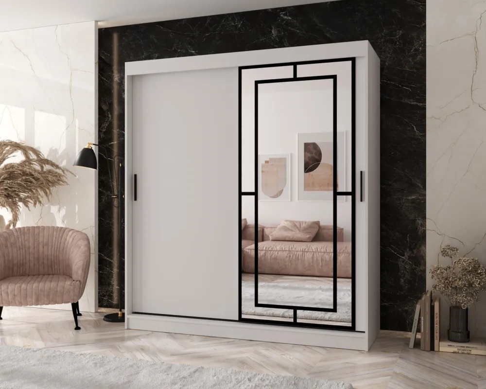 Šatní skříň s posuvnými dveřmi Modena 180 cm