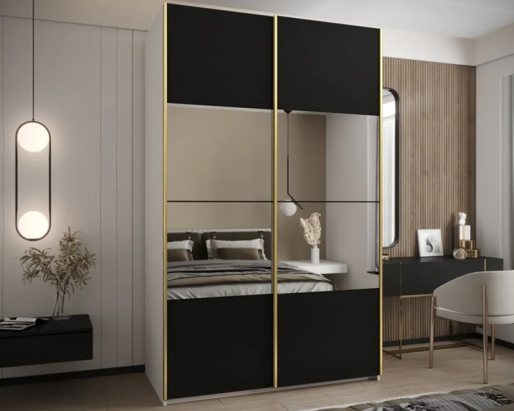 Szafa przesuwna z lustrem Lux 4 150