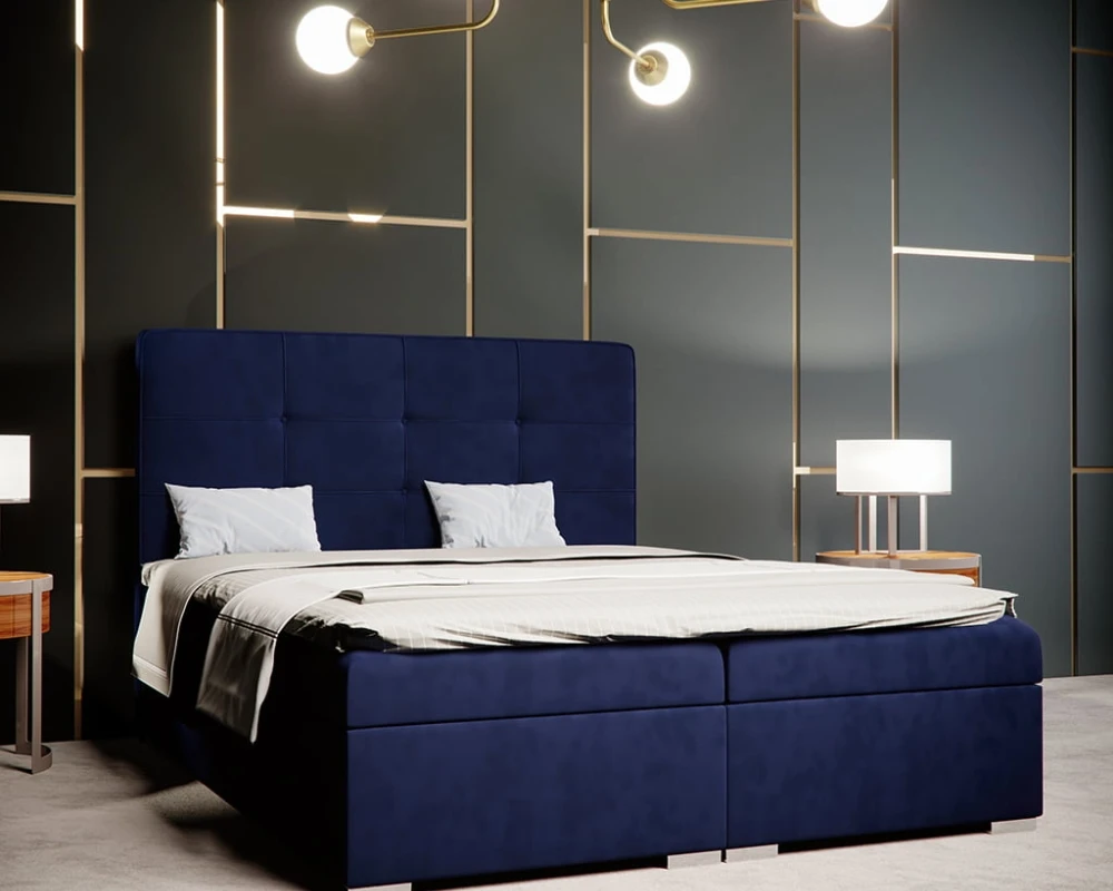 Kontinentální postel 200 Loft s úložným prostorem