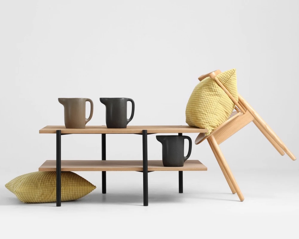 Konferenční stolek Rave Solid Wood hnědý 100x60