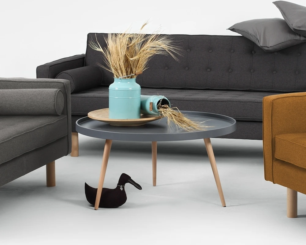Sofa 2-osobowa karbon Topic Wood