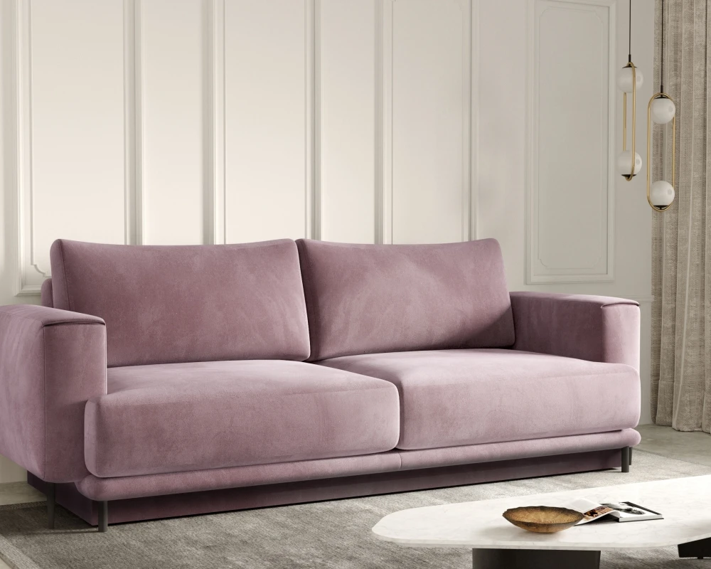 Sofa Dalia z funkcją spania typu DL i funkcją spania