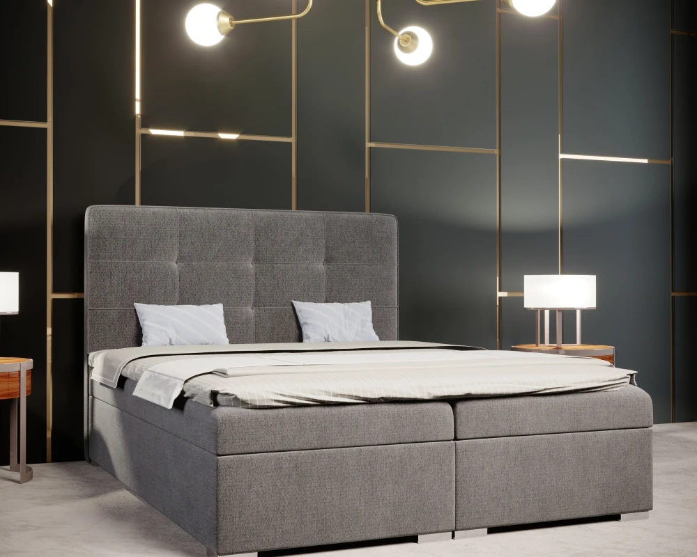 Kontinentální postel 140 Loft s úložným prostorem