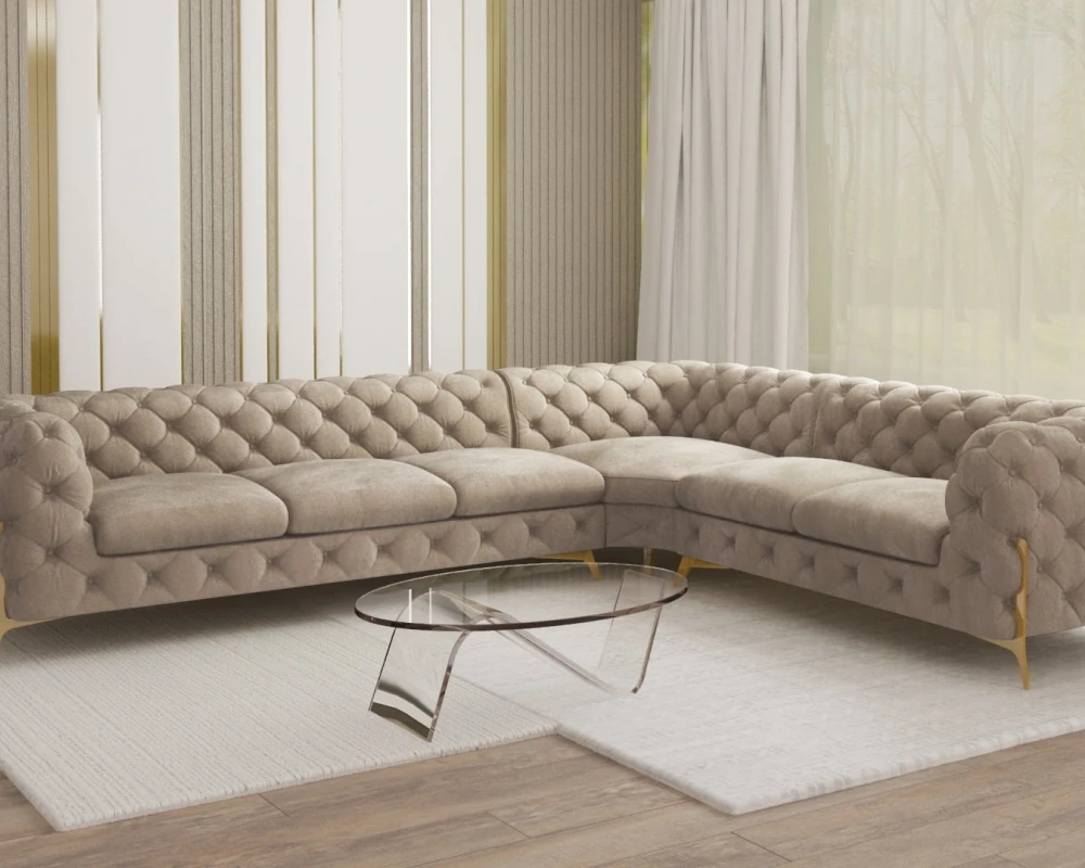 Narożnik Chesterfield Chelsea Bis