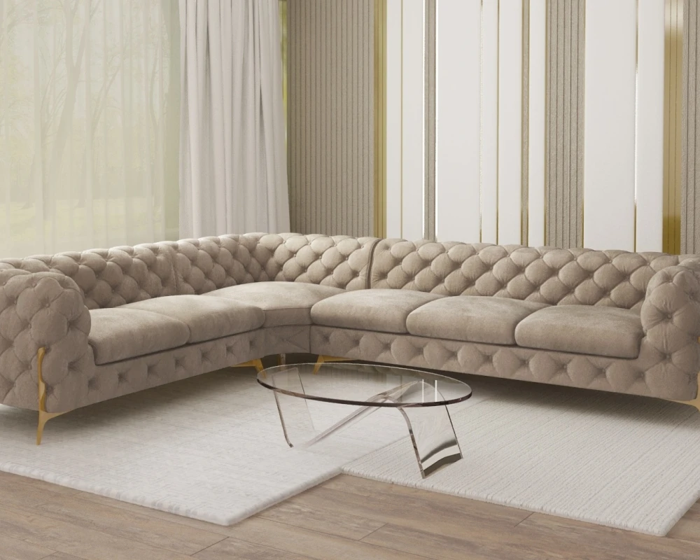 Narożnik Chesterfield Chelsea Bis