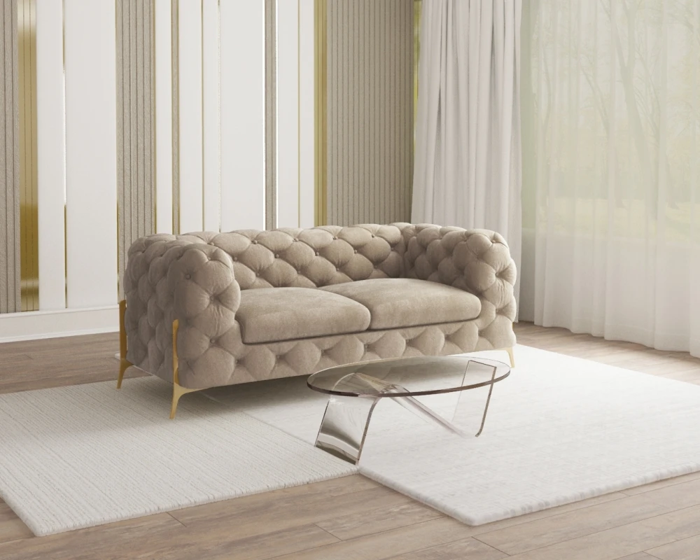 Sofa 2-osobowa Chesterfield Chelsea Bis bez funkcji spania