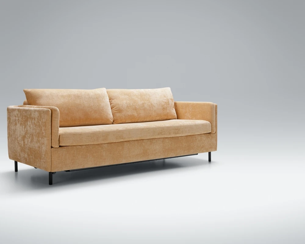 Sofa 3-osobowa Pixie z funkcją spania typu stelaż włoski
