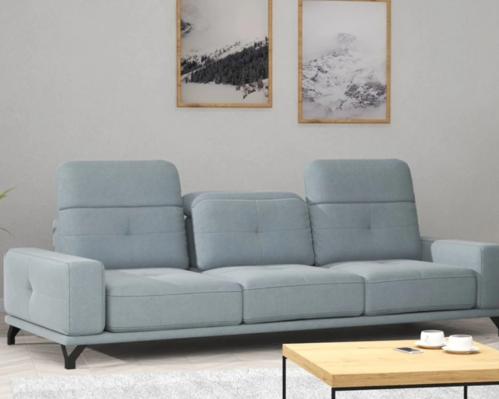 Sofa 3-osobowa Sola z regulowaną głębokością siedziska
