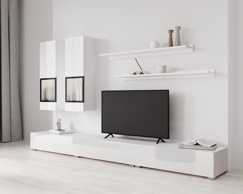 Moderní obývací stěna s místem na TV Baros