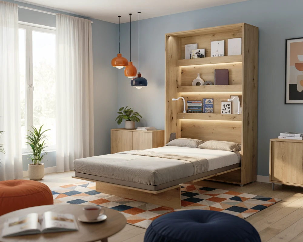 Sklápěcí postel vysoká 120 Bed Concept