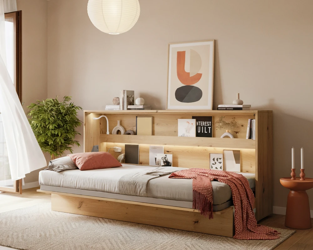 Moderní sklápěcí postel do salónu / ložnice 90 Bed Concept