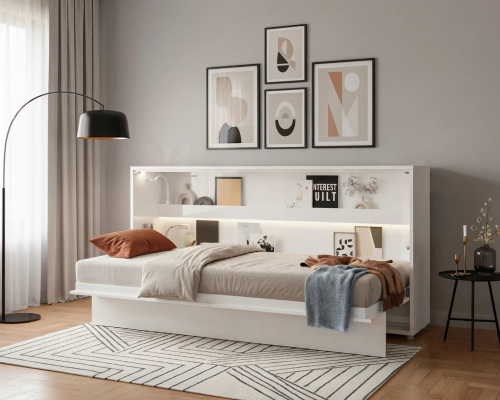 Moderní sklápěcí postel do salónu / ložnice 90 Bed Concept