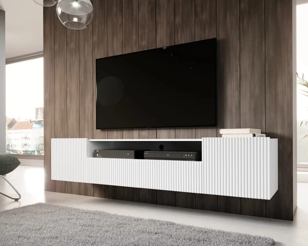 Závěsný TV stolek Nicole 200 s přihrádkou