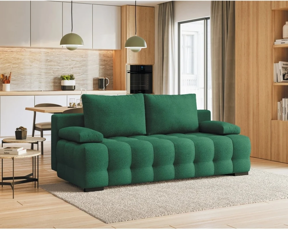 Sofa Simon z funkcją spania DL i pojemnikiem 