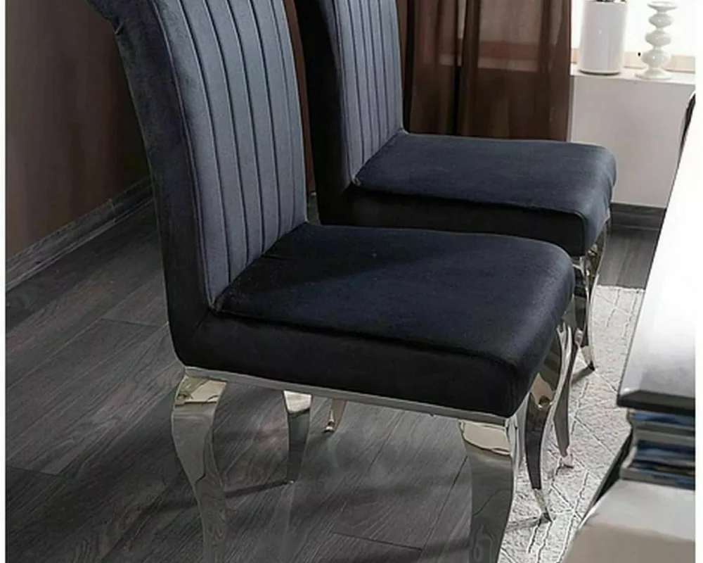 Židle Prince Velvet černá