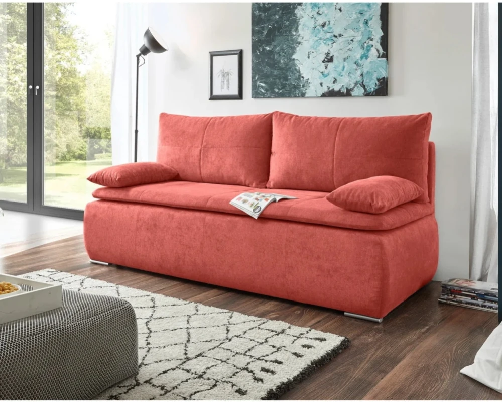 Sofa 3-osobowa Janet z funkcją spania i pojemnikiem