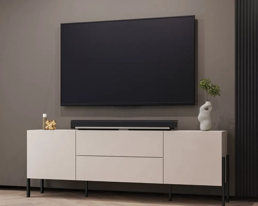 TV stolek se dvěma zásuvkami Jukon