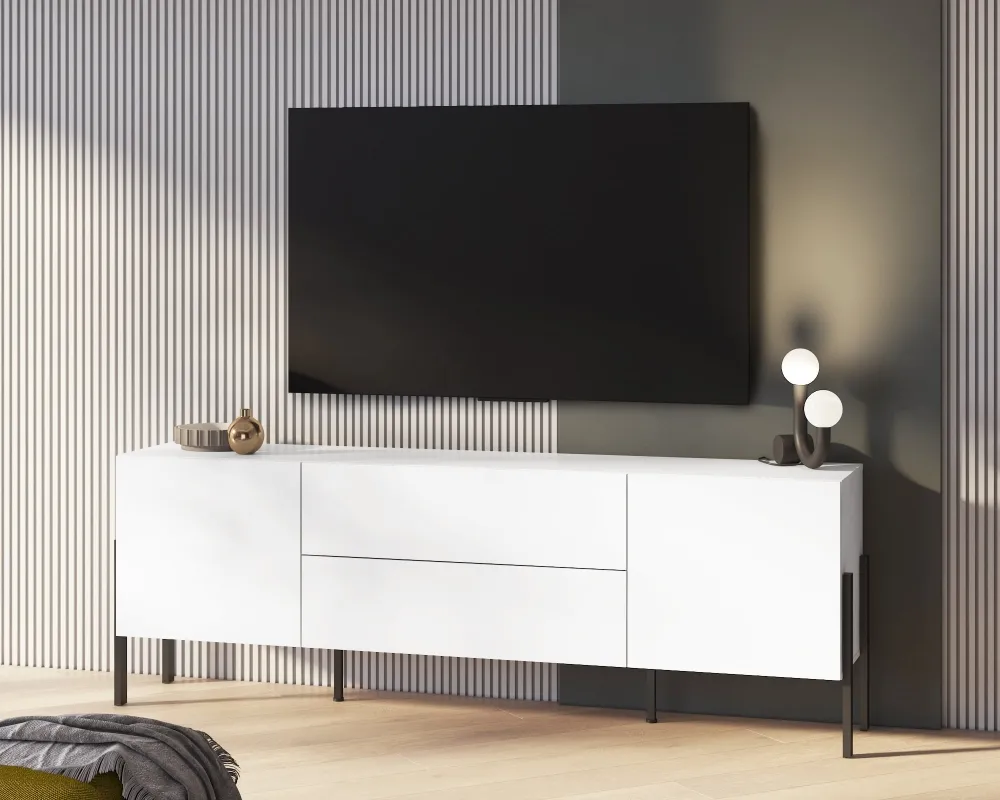 TV stolek se dvěma zásuvkami Jukon