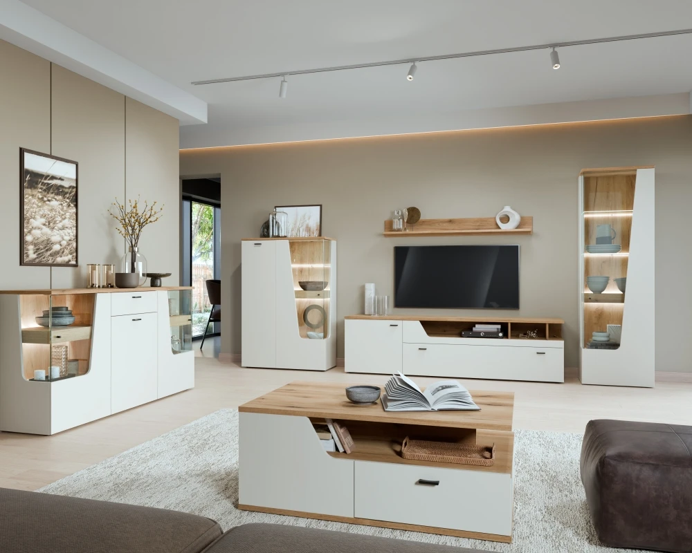 TV stolek Cut out