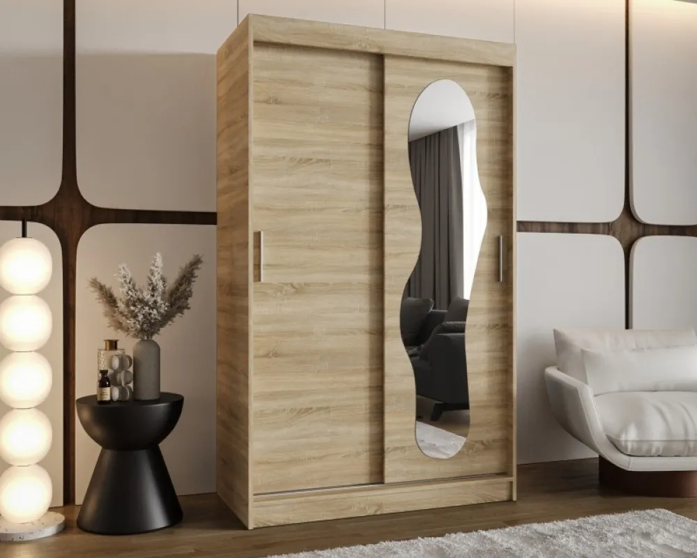 Šatní skříň s posuvnými dveřmi Ultra 120 cm