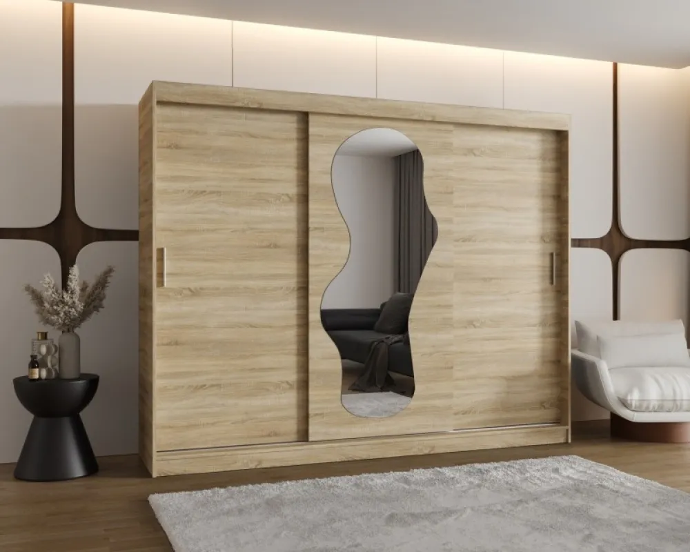 Šatní skříň s posuvnými dveřmi Ultra 250 cm