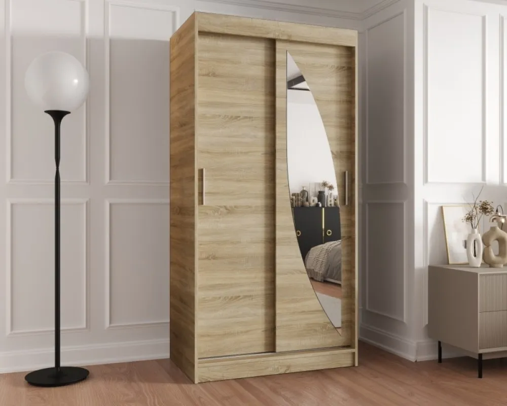 Šatní skříň Milo 100 cm