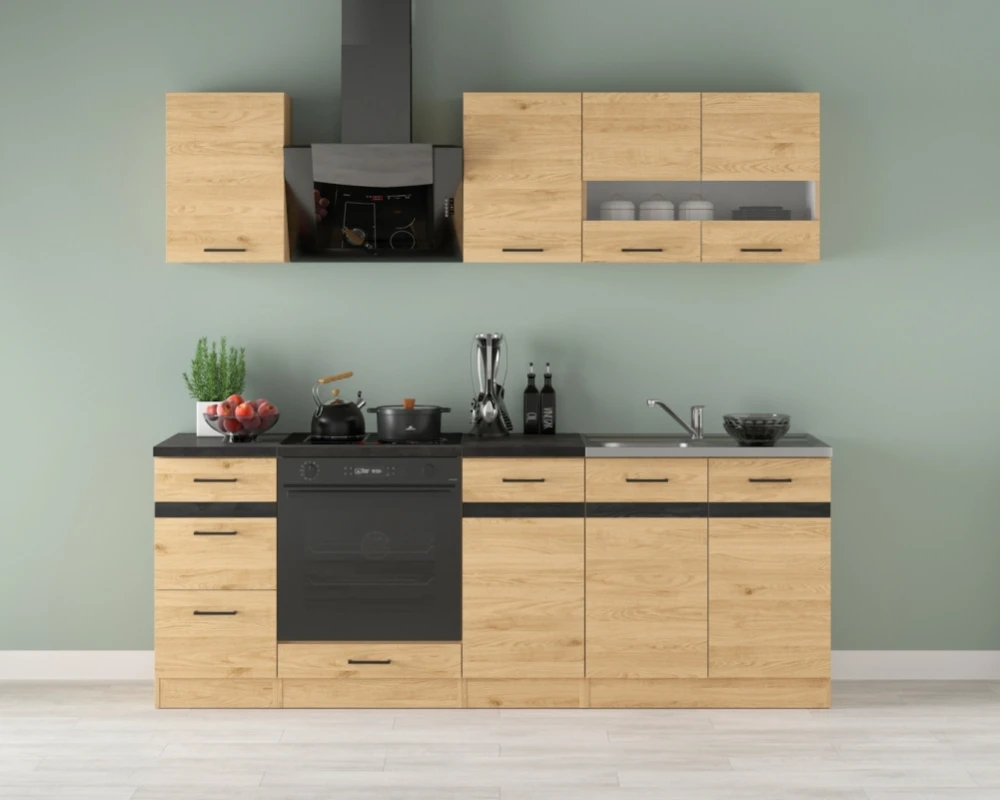 Komplet kuchenny Junona Line 220 cm z blatem
