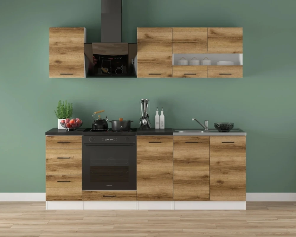 Komplet kuchenny Junona Line 220 cm bez blatu