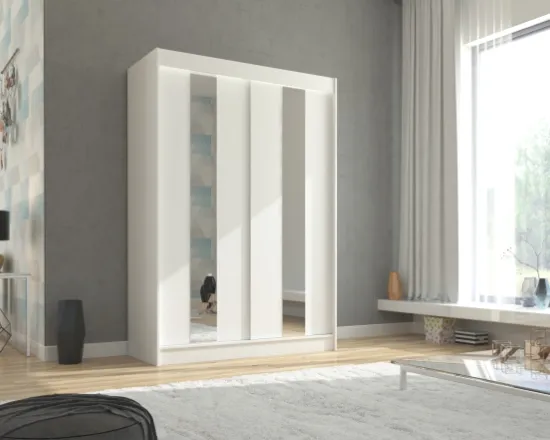 Skriňa s posuvnými dverami so zrkadlom Balton 150 cm