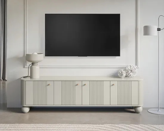 TV stolík Vesper 187 4D s guľovitými nožičkami