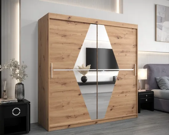 Skriňa s posuvnými dverami Boliwia 200 cm