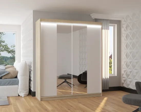 Skriňa Balance 180 s LED osvetlením