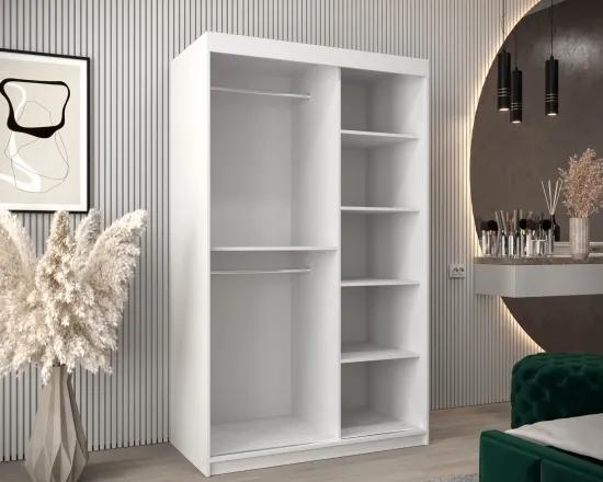 Skriňa s posuvnými dverami so zrkadlom Promo T2 120