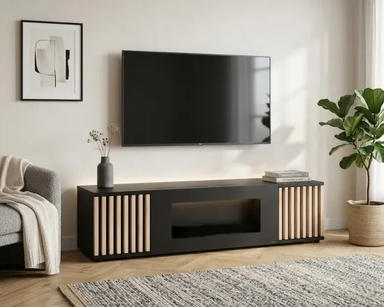 TV stolík Cameron s biokrbom