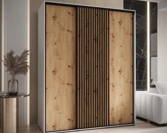 Skriňa s posuvnými dverami Lanko 1 200 cm 60 cm hĺbky