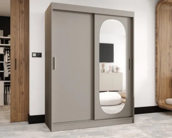 Skriňa s posuvnými dverami so zrkadlom Royal 150 cm