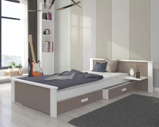 Posteľ Aldex Shelf 200