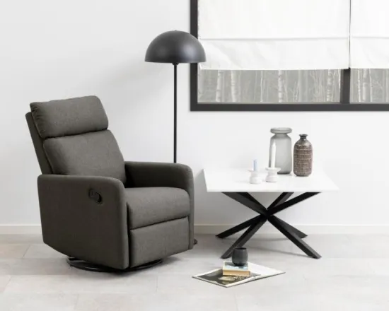 Otočné kreslo Mikkeli s funkciou relaxu