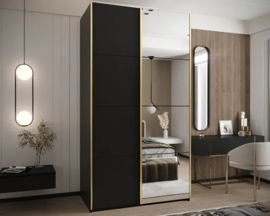 Skriňa s posuvnými dverami so zrkadlom Lux 3 140