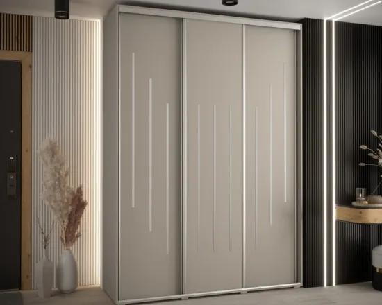 Skriňa s posuvnými dverami vysoká Dakota 8 170 hĺbka 45 cm výška 235,2 cm