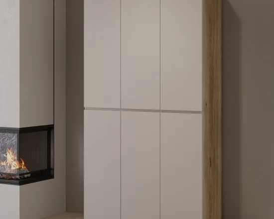 Komoda Criss vysoká šesťdverová