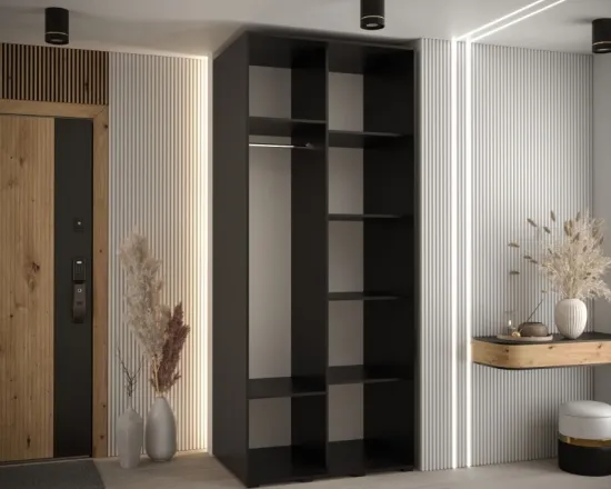 Skriňa s posuvnými dverami so zrkadlom Davos 11 110 cm 60 cm